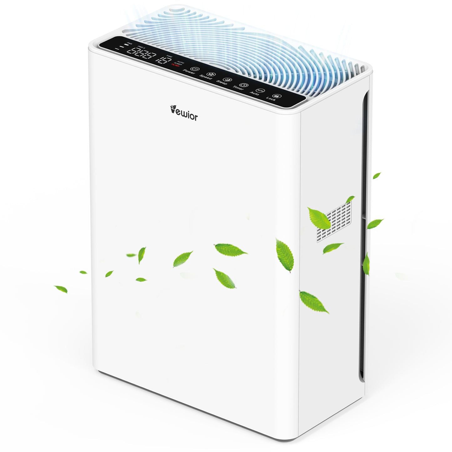 Vewior Home Air Purifier for Large Room True HEPA Air Filter Cleaner with Sleep Mode 5 Timer 3 Speed Adjustable Vewior